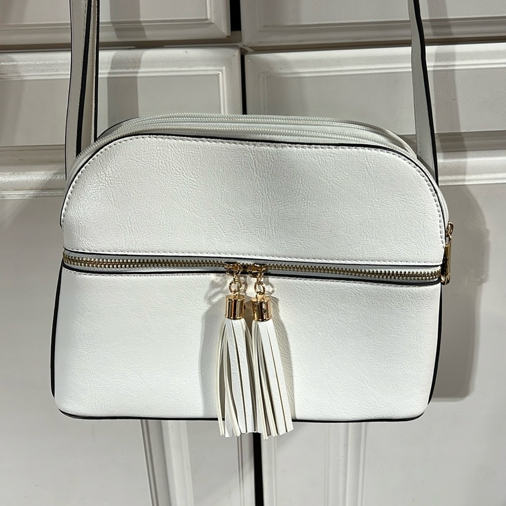 White purse